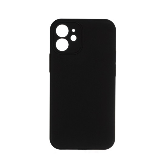 Capa de Silicone Mole para Apple iPhone 12 Preto